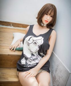 Liebespuppe Bao-Bao - 158cm kleine Titten blasse Haut