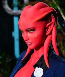 Alien-Sexpuppe, rot, 160 cm, mit wunderschönen Brüsten und Po - Dolls Castle