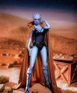 Blaue Alien-Sexpuppe, 156 cm, mit großen Brüsten und betontem Po - Dolls Castle