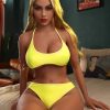 Realdoll Fabiola, 155 cm, im edlen Swim Suit mit realistischen Körperdetails - Firedoll